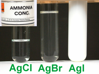 Silver halide precipitates